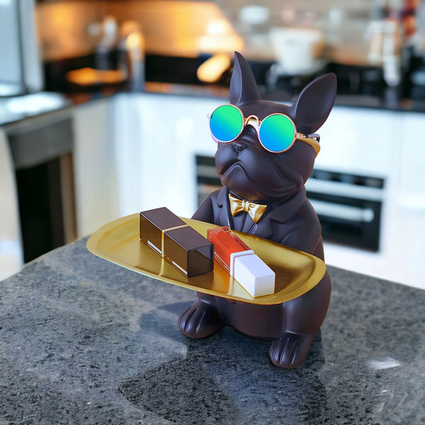 Creative Storage Tray, Cute Dog, Jewelry Holder, Kitchen Decor, Key Holder, Gift for Dog Lovers by Sona Casa