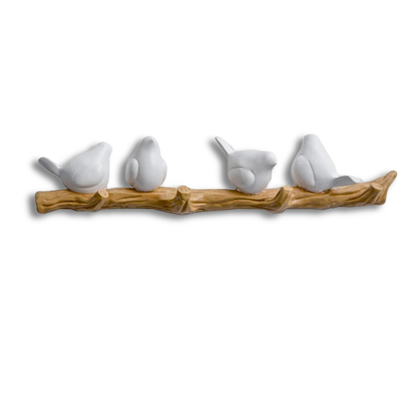 Rustic 4-Hook Wall Mount Coat Rack, 19" Entryway, Bathroom Towel Hanger by Sona Casa