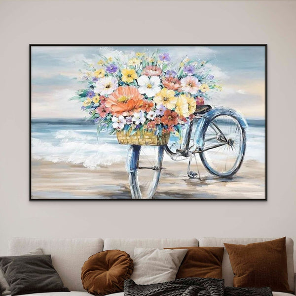 Original Spring Blossom Art - Textured Floral Painting on Canvas, Contemporary Large Wall Art, Home Decor, Housewarming & Mother's Day Gift by Sona Casa