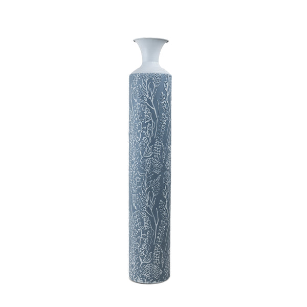 Luxury Metal Tall Vases, Large 32" Floor Vases, Living Room, Home, Office Decor