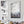 Handmade White Black Thick Textured Impasto Painting, 47