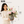 Gray Ceramic Planter with Pink and White Artificial Flowers, Modern Floral Home Decor, 17x42cm