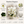 Elegant White Ceramic Artificial Orchid Pot Planter for Indoor Home Decor, 19x42cm