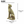 Elegant Leopard Sculpture Decorative Figurine in Matte Finish, Perfect for Modern Home Decor, 19x14x34cm