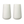 Set of 2 Tall White Indoor Decorative Planter, Modern Contemporary Self Watering Pot Home, Porch, Patio Decor Gifts-Sona Casa