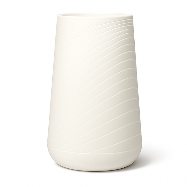 Tall White Indoor Self Watering Decorative Planter, 27" Modern Minimalist Flower Pot Home, Front Porch, Patio, Backyard & Garden Decor-Sona Casa