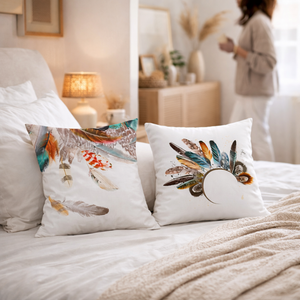 2 Pc Accent Feather Cushion Covers by Sona Casa