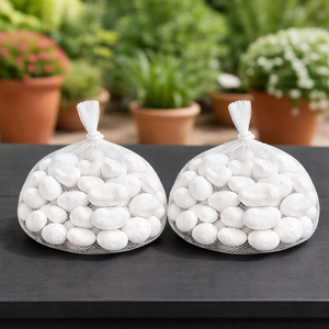 White River Rocks, 2 Bags, 500g per Bag, 1–2 cm Decorative Pebbles Stones for Aquarium Plant Pot, Home Garden Decor by Sona Casa