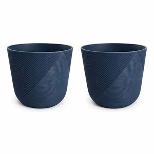 2 blue planter pot sets by Sona Casa