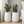 Set of 2 Modern Tall White Indoor Self Watering Decorative Planter, 19 in Contemporary Flower Pot Home, Office Decoration, Gift-Sona Casa