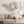 Large Silver Metal Wall Clock, Silent, Modern Floral Design-Sona Casa