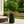 Tall Black Indoor Decorative Planter, 27