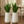 Set of 2 Tall White Indoor Self Watering Decorative Planter, 27
