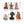 Hindu Deity Figurines Set of 6, 5