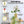 Gold Metal Hydroponic Flower Pot, Glass Propagation Tube, 7
