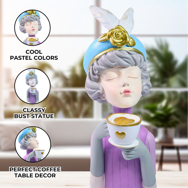 Decorative Girl Statue - For the Love of Tea | Home Decor