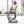 Unique Silver Ceramic Bud Vase, 7