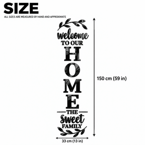 Black DIY 3D Acrylic HOME Wall Stickers and Decals
