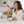 White Ceramic Vase with Artificial Pink Flowers - Accent Collection