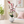 White Ceramic Vase with Artificial Pink Flowers - Accent Collection