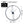 Black Metal Wall Clock, 24
