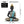 Small Meditating Buddha Statue, Black Gold Figurine, 11