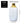 White Ceramic Vase, Golden Rim, 12