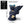 Dog Statue with Bouquet Holder Black Home Decor Accent, Polyresin Artwork Tabletop Centerpiece 9 inch 22 cm