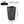 Tall Black Planter Pot Set of 2, Indoor/Outdoor, 22