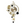 Extra Large Gold Wall Clock, Decorative Vertical Clock for Living Room, Silent 31