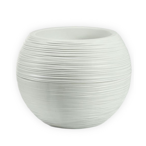 Round Self Watering Plant Pot, Indoor Home, Office, Patio, Front Porch, Decor, 18" Succulent Planter-Sona Casa