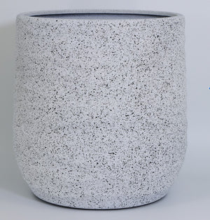 White Pot for Plants 42 CM, Planter Indoor Outdoor Ornament Home Garden Porch Living Room Decor by Sona Casa