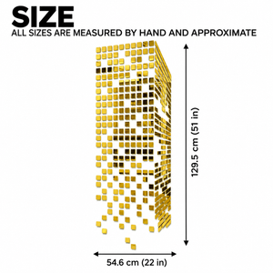 Tall Building 3D Acrylic Mosaic DIY Art Wall Sticker