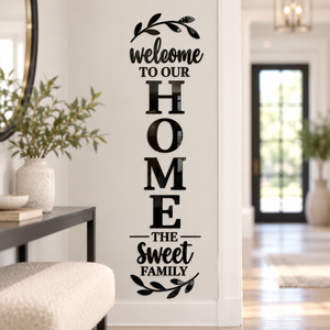 Black DIY 3D Acrylic HOME Wall Stickers and Decals