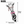 Giraffe DIY Acrylic Wall Stickers and Decals with Glasses and Pink Bow Tie for Kids' Rooms and Nurseries