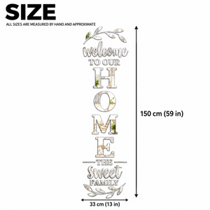 Silver DIY 3D Acrylic HOME Wall Stickers and Decals