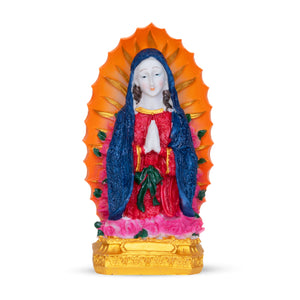 Blessed Virgin Mary Statue Religious Figurine Decoration, 8" Immaculate Heart Tabletop Desk Decor, Catholic Gifts by Sona Casa