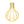 Gold Metal Hydroponic Flower Pot, Glass Propagation Tube, 7