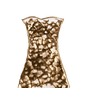 Tall Metal Vases, Extra Large Decorative Floor Vase, 42" Large Flower Pots for Pampas Grass, Rustic Weathered Handmade Home Living Room Decor-Sona Casa