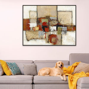 Thick Palette Knife Painting - Vibrant Abstract Impasto Art on Canvas, Textured Wall Decor for Modern Home, Unique Housewarming Gift by Sona Casa