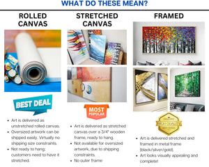 Floral Wall Art, Hand-Painted Spring Blossoms Painting, Large Canvas Wall Art for Living Room, Unique Housewarming Gift by Sona Casa