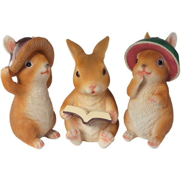 Charming Bunny Trio