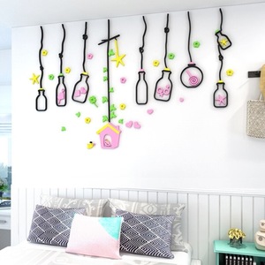 Colorful Decorative 3D Hanging Lamp Wall Sticker for Kids Room by Accent Collection