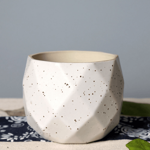 Cute Small Geometrical Vase/Planter by Accent Collection