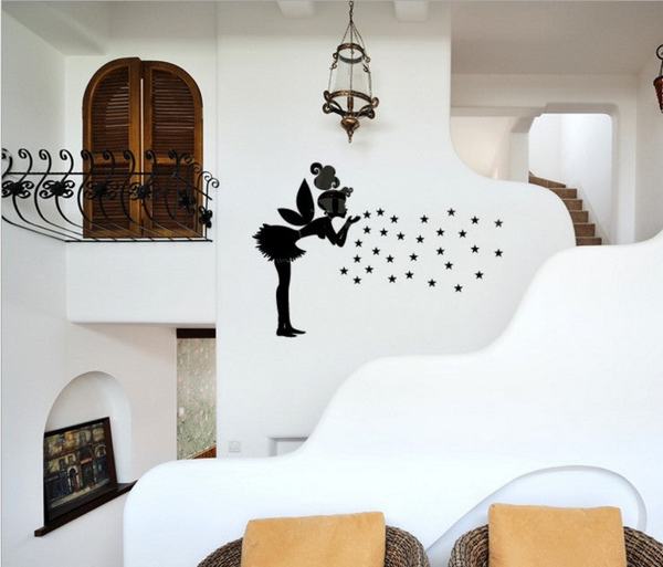 Fairy Blowing Stars 3D Decorative DIY Wall Sticker for Home Decoration by Accent Collection