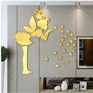 Fairy Blowing Stars 3D Decorative DIY Wall Sticker for Home Decoration by Accent Collection