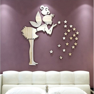 Fairy Blowing Stars 3D Decorative DIY Wall Sticker for Home Decoration by Accent Collection