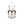 Glass Vase with Electroplated Copper Ring, 12