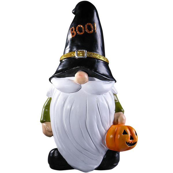 Halloween Decorations Gnome Statue Fall Decor Spooky Home Decor for Patio Porch Garden Yard by Accent Collection