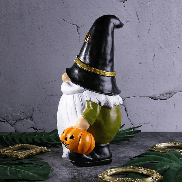 Halloween Decorations Gnome Statue Fall Decor Spooky Home Decor for Patio Porch Garden Yard by Accent Collection